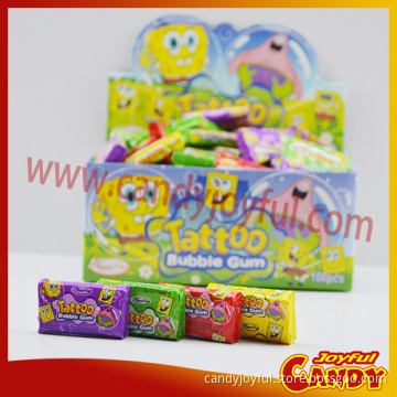 Spongebob Candy Bubble Gum with tatoo paper